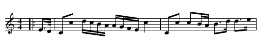Mr. Hamilton of Pencaitland - staff notation