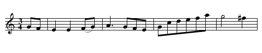 Mr. Irwin's Favourite Waltz - staff notation