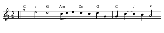 Mr Isaac's Maggot - staff notation