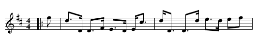 Mr. James Grant's Strathspey - staff notation