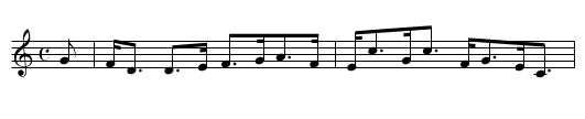 Mr. James Hamilton - staff notation