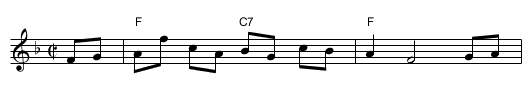 Mr John Trotter's Hornpipe - staff notation