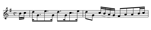 Mr. Lumsdain of Blanairn's Strathspey. - staff notation
