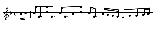 Mr. Lumsden of Blainearn’s Strathspey - staff notation