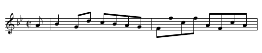 Mr. MacDonald of Staffa - staff notation