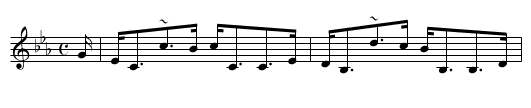 Mr. Mackinzie's Strathspey - staff notation
