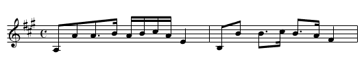 Mr. Marshall’s Favorite - staff notation