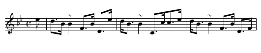 Mr. Martin (Inverkeithney) - staff notation