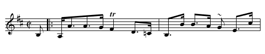 Mr. McIntosh's Reel - staff notation