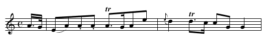 Mr. Morthland’s Favorite - staff notation