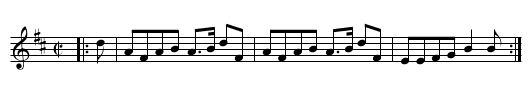 Mr. Mur of Coldwell's Strathspey JBut.304 - staff notation