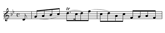 Mr Oswald's Reel - staff notation