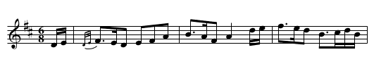 Mr. P.P. Shirreff's Favorite - staff notation