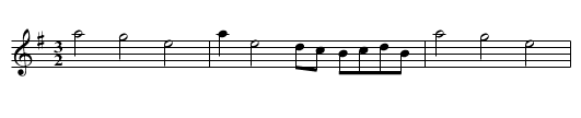 Mr. Preston's Hornpipe - staff notation