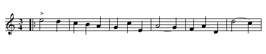 MR. R. STEWART'S WALTZ - staff notation