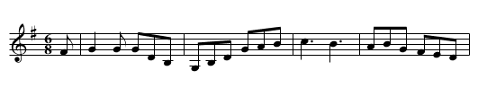 Mr. Richardson's Jig - staff notation