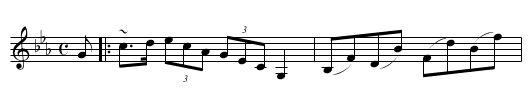 Mr. Rienagle’s Favorite - staff notation