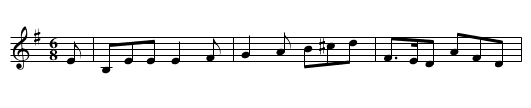 Mr. Robinson’s Jig - staff notation