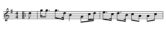 Mr. Tierney's Reel - staff notation
