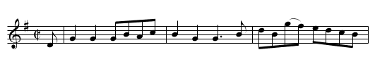 Mr. Walker's Hornpipe - staff notation