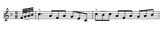 Mr. Wilson's Hornpipe - staff notation