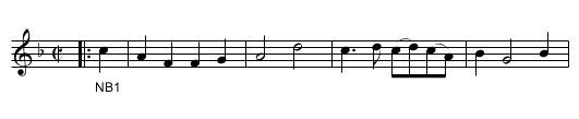 Mr Young's Delight. - staff notation