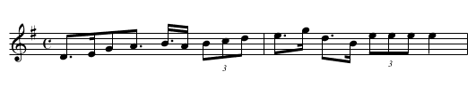 Mrs. Brodie Sheriff of Battleblent’s Strathspey - staff notation