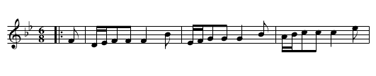 Mrs. Campbell of Monzies - staff notation