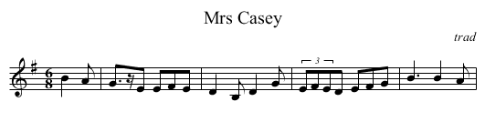 Mrs Casey - staff notation