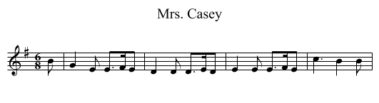 Mrs. Casey - staff notation