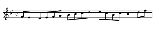 Mrs Clark's Hornpipe. BHp.18 - staff notation