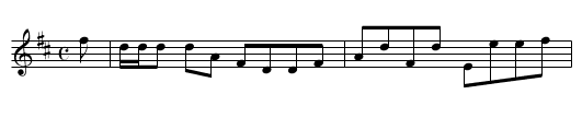Mrs. Clark's Strathspey. - staff notation