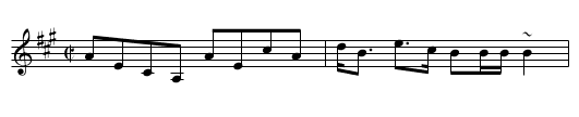 Mrs. Colonel Gordon of Leitchieston’s Reel - staff notation