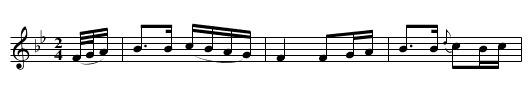 Mrs. Couts Trotter’s Favorite - staff notation