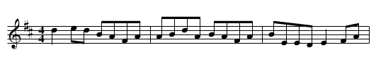 Mrs. Crotty’s Reel - staff notation