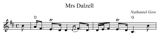 Mrs Dalzell - staff notation