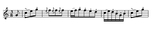 Mrs. Dingwall of Brucklay's Waltz - staff notation