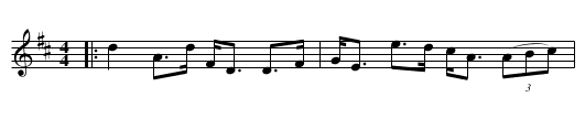 Mrs. Douglas Henderson - staff notation