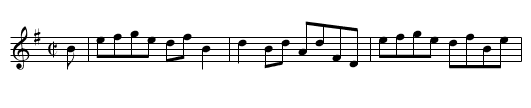 Mrs. Drummond of Logiealmond - staff notation