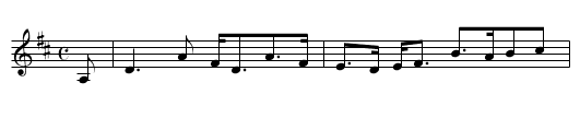 Mrs. Duff's Recovery Strathspey - staff notation