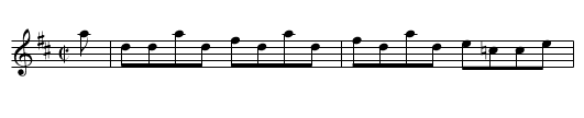 Mrs. Duncan's Reel - staff notation