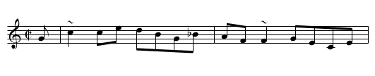 Mrs. Dundas of Arniston - staff notation