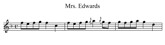 Mrs. Edwards - staff notation