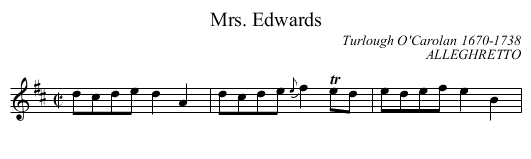 Mrs. Edwards - staff notation