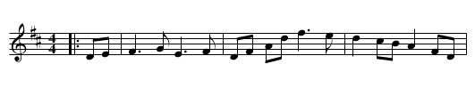 Mrs. Elizabeth Hunter - staff notation
