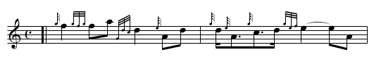 Mrs. Flora Duncan    - staff notation