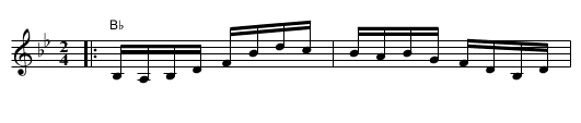Mrs Forbes Leith - staff notation