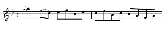 Mrs Forbes' Reel -- Aberdeen - staff notation