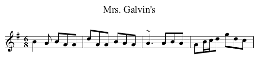 Mrs. Galvin's - staff notation