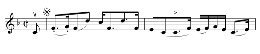 MRS. GARDEN OF TROUP -- Strathspey - staff notation